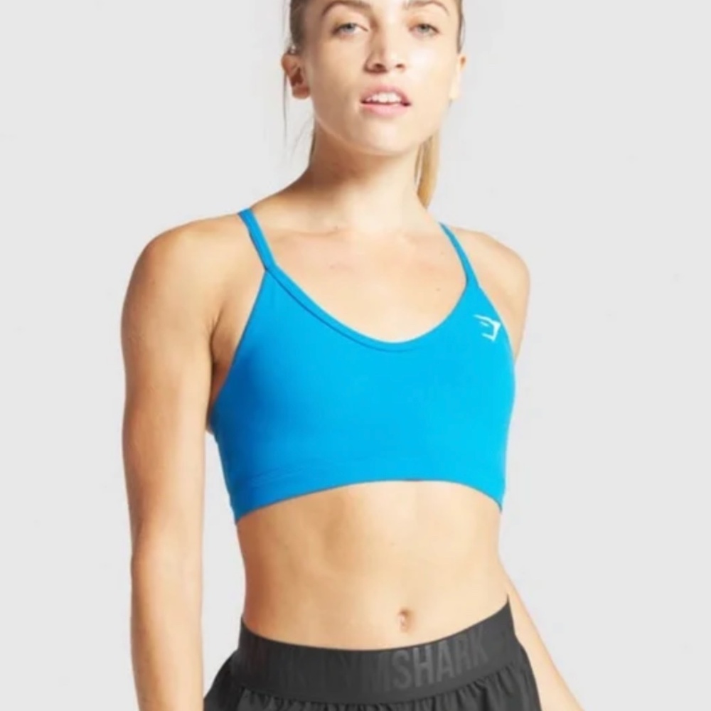 Blue Gymshark Sports Bra